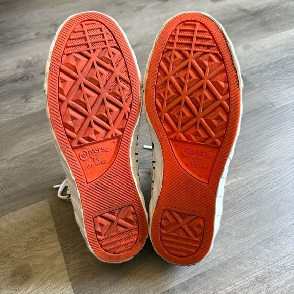 Converse High Top Graphic Chuck Taylor’s Black White 7.5 Men’s - Picture 8 of 11